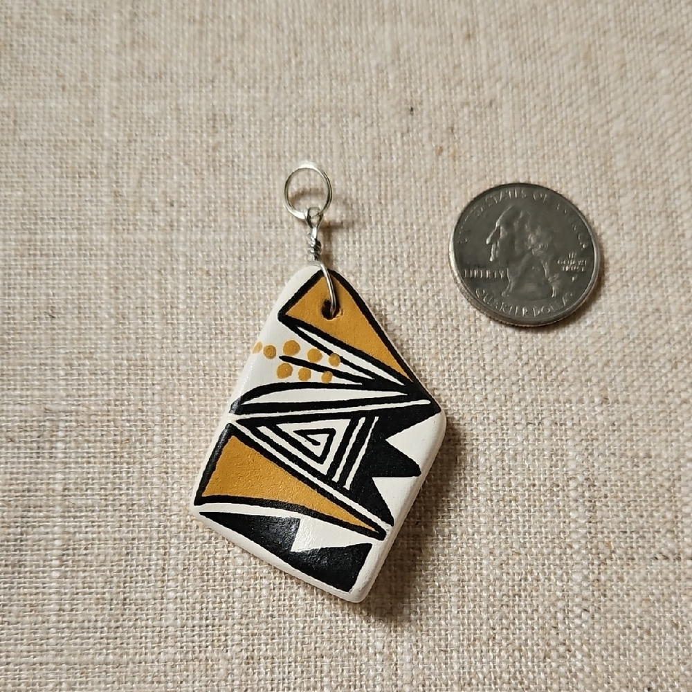 Acoma Pueblo Pottery Pendant
